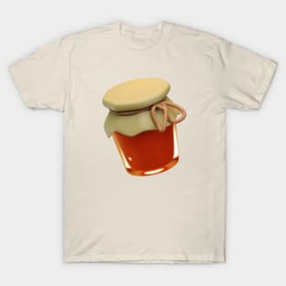 3D Illustration Honey Jar T-Shirt